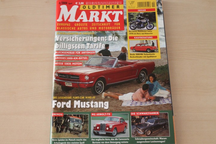 Deckblatt Oldtimer Markt (04/2004)